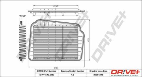 DP1110.10.0413 Drive+ - Фильтр воздуха