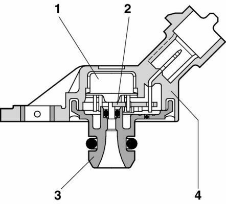 Датчик тиску палива Volvo C30/S60/XC70/XC90 2.5-4.4 00-10