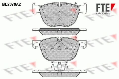 Колодки гальмівні (передні) BMW X4 (F26) 14-18/X5 (E70/F15/F85) 06-18/X6 (E71/E72/F16/F86) 08-19 Колодки гальмівні (передні) BMW X4 (F26) 14-18/X5 (E70/F15/F85) 06-18/X6 (E71/E72/F16/F86) 08-19