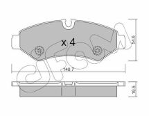 Тормозные колодки задние SPRINTER 3,5-t 18-MB