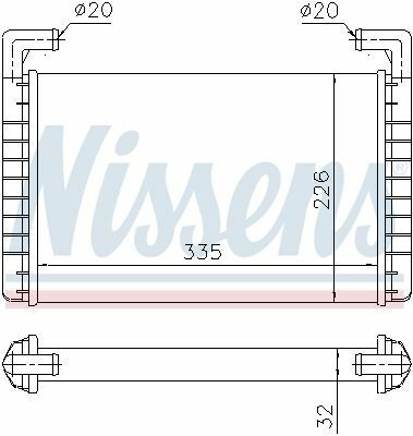 пічка RVI(90-)380(+)[OE 50 00 294 090]