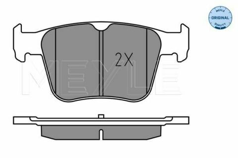 Колодки гальмівні (задні) Audi A3/VW Golf/Touran/Passat VI 1.0-2.0TDI/Skoda SuperB 12-(ATE)