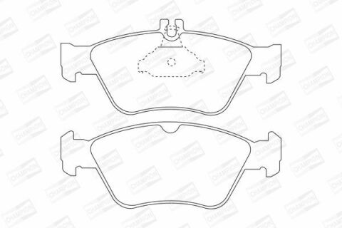 CHAMPION DB Гальмівні колодки передні W202/210 CHAMPION DB Гальмівні колодки передні W202/210