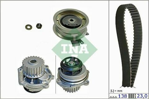 Комплект ГРМ + помпа Audi/Seat/Skoda/WV 1.6 95- Комплект ГРМ + помпа Audi/Seat/Skoda/WV 1.6 95-
