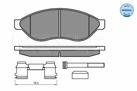 Колодки гальмівні (передні) Citroen Jumper/Fiat Ducato/Peugeot Boxer 06- (Brembo)/(з датчиком)