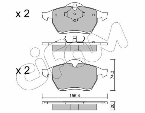 Тормозные колодки передние Sharan,Ford Galaxy,Seat VW