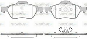 Гальмівні колодки пер. Renault Megane/Scenic/Clio 02-(ATE)