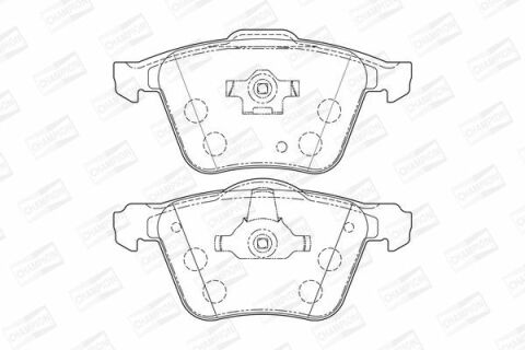 Колодки гальмові передні S80,V70,XC70,XC90 VOLVO