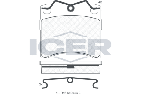 Колодки тормозные (передние) VW T4 90-03