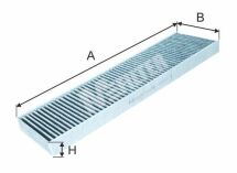 Фільтр салону Mini Mini 01- (вугільний) Фільтр салону Mini Mini 01- (вугільний)