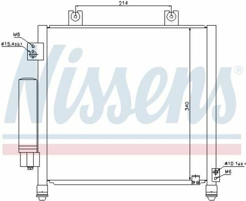 Конденсер  SZ  IGNIS(00-)1.3  i  16V[OE  95310-78F00]