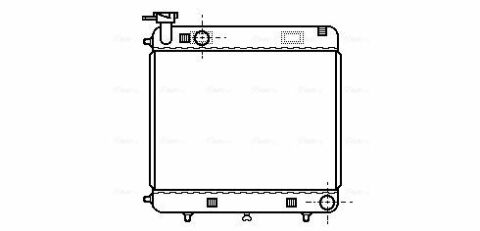 Радіатор охолодження двигуна. B601 MB