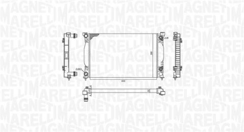 радиатор AUDI A4 1.8-2.0 AUT 00-