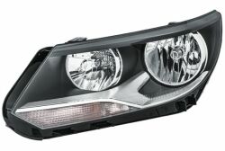 Фара основна галоген, з мотором, h15 h7 py21w w5w лів. tiguan 11- Фара основна галоген, з мотором, h15 h7 py21w w5w лів. tiguan 11-