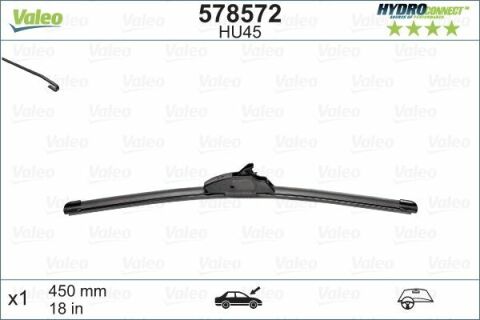 Щітка склоочисника (450 мм) Audi A3/BMW 3 (E21)/5 (E28)/6 (E24)/7 (E23) 73-