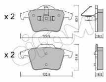 Тормозные колодки задние XC90 02- VOLVO