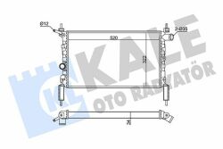 Радіатор охолодження Opel Astra F 1991– Радіатор охолодження Opel Astra F 1991–