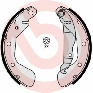 Гальмівні колодки барабанні