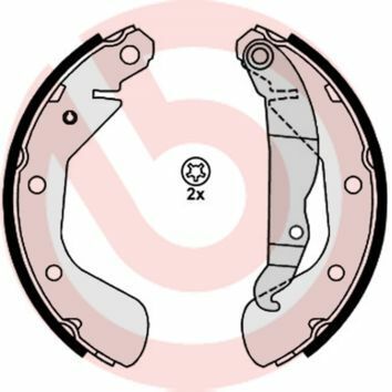 Гальмівні колодки барабанні Гальмівні колодки барабанні