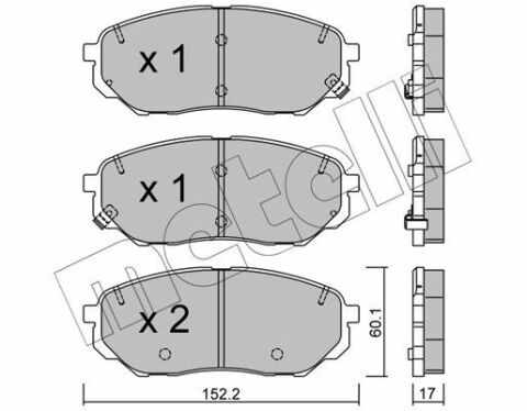 Колодки тормозные (передние) Hyundai Santa Fe IV/Kia Sorento 2.0-3.3 15-