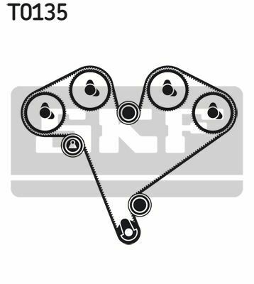 Комплект ГРМ Opel Omega B/Vectra A/B 2.5/3.0 94-01