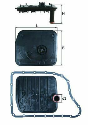 Фильтр АКПП Ford Focus 1.4-2.0i/TDCI 04-12 (с прокладкой)