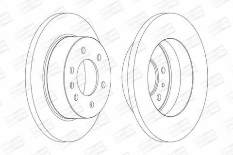 CHAMPION DB Диск гальмівний задн. Sprinter, VW Crafter 06-