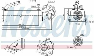 Радиатор отработавших газов