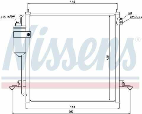 Конденсер MT L 200(06-)2.5 DID(+)[OE MN123606]