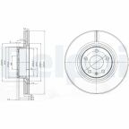 Диск гальмівний передній Audi A6 2.4I 2.0TDI 2.7TDI 3.0TDI 2005– Диск гальмівний передній Audi A6 2.4I 2.0TDI 2.7TDI 3.0TDI 2005–