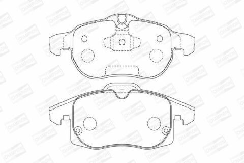 Тормозные колодки передние OPEL Vectra C, Astra H