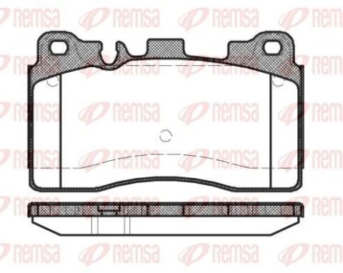 Тормоз. колодки задн. e-class t-model (s212) e 63 amg (212.277) 09-11