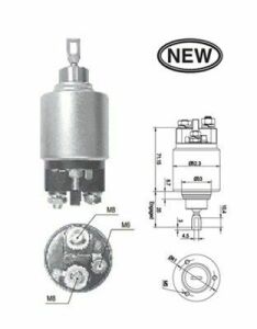 MAGNETI MARELLI Втягивающее реле стартера DB 1,8-2,3 W202/210 VW LT 2,3 96-