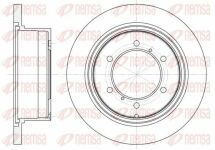 Гальмівний диск задн. MITSUBISHI Pajero 92 -2010