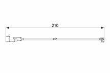 Датчик зносу гальмівних колодок IVECO 99-