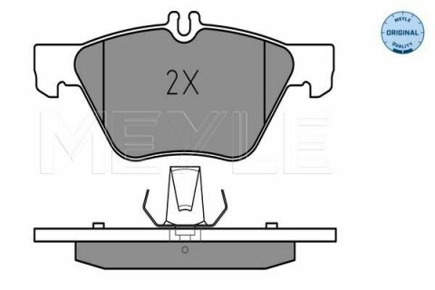 Колодки тормозные (передние) MB E-class (W210) 95-02 (ATE)