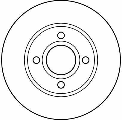 Диск тормозной (1 шт.) FORD (Europe) Cougar/Mondeo/Mondeo Estate/Wagon/Scorpio