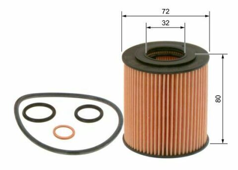 Фільтр масляний BMW 3 (E46/E90) /5 (E60) 1.6/2.0/1.8/2.0