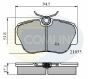 CBP0328 Comline - Тормозные колодки для дисков, фото 1 - интернет-магазин Auto-Mechanic