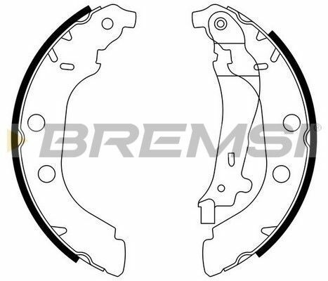 Гальмівні колодки зад. Peugeot 406 95-04 (Bendix)