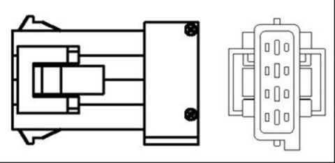 Кисневий датчик (лямбда-зонд) 1 (f20), 1 (f21), 3 (f30, f80)