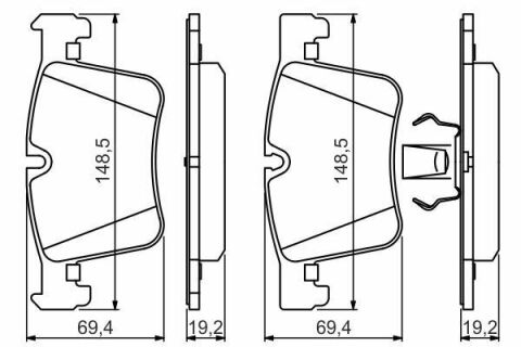 Колодки тормозные (передние) BMW 1 (F20-21)/2 (F22/F87/F45-46)/3 (F30-31/F34/F80)/4 (F32/F36)/X3 11-