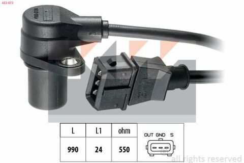 Датчик оборотов к/вала Opel Astra/Vectra/Omega C20NE 1,8-2,0 Датчик оборотов к/вала Opel Astra/Vectra/Omega C20NE 1,8-2,0