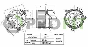 Вентилятор салона