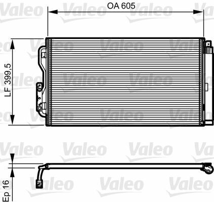 Радиатор кондиционера BMW 1 (F20/F21)/3 (F30/F80) 11-