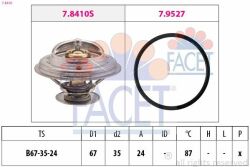Термостат VW Transporter IV, V/Golf III, IV, V/Audi A3/A6/A8 2.0-3.2 i/D 90- (82 C)