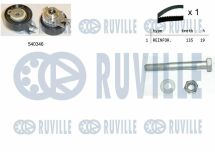 Комплект ГРМ (рем.+ролик+крепление) VW 1,0-1,4: Polo, Caddy, Lupo 95- SEAT 1,0/1,4