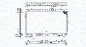 Радиатор lacetti 1.4/1.8 03-