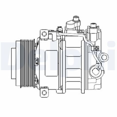 Компресор кондиціонера 164,/x 164,w2513.0/4.0cdi 06-