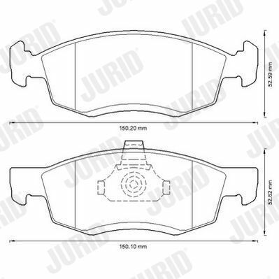 Гальмівні колодки передн. Logan,Duster